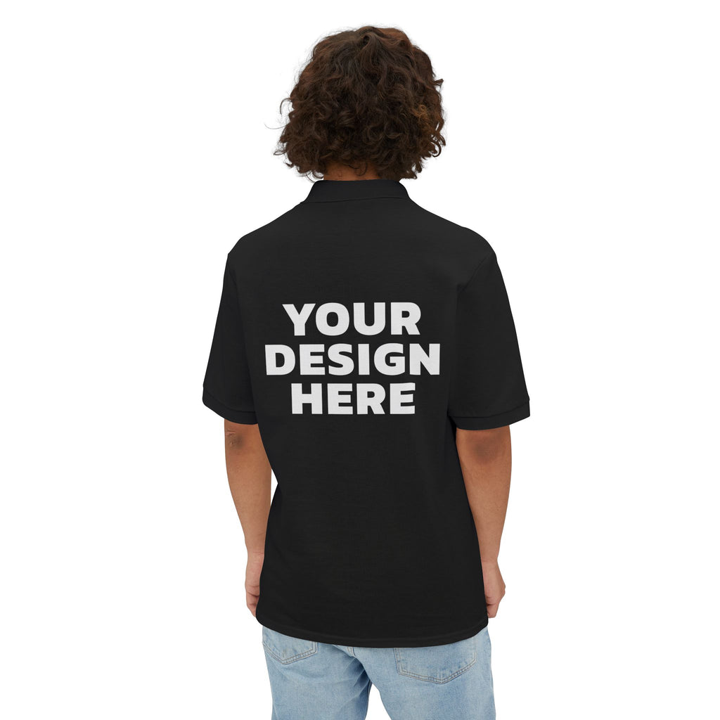Polo Shirt — Custom Logo Piqué Polo (Front Chest & Back Print)