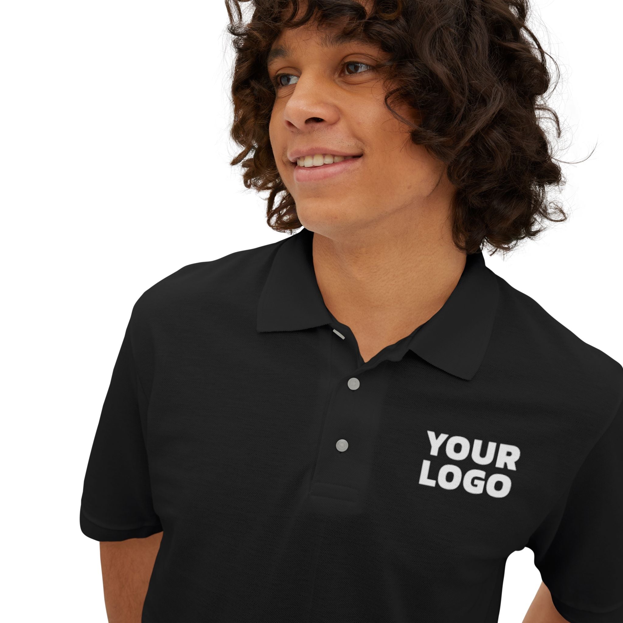 Polo Shirt — Custom Logo Piqué Polo (Front Chest & Back Print)