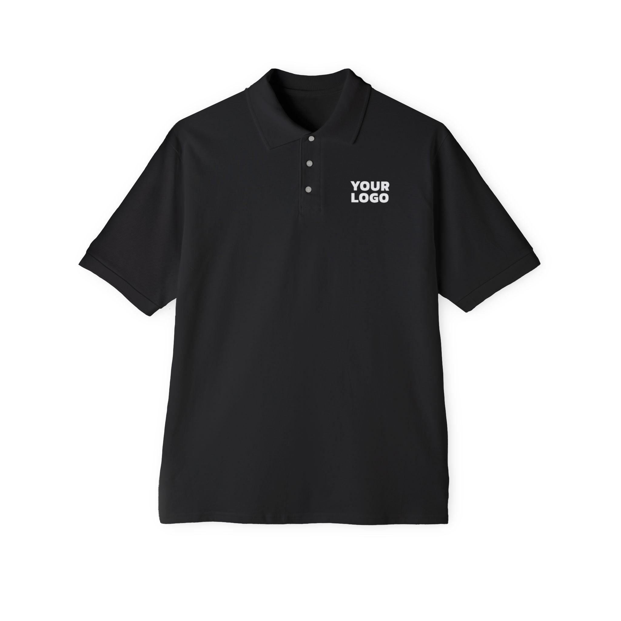 Polo Shirt — Custom Logo Piqué Polo (Front Chest & Back Print)